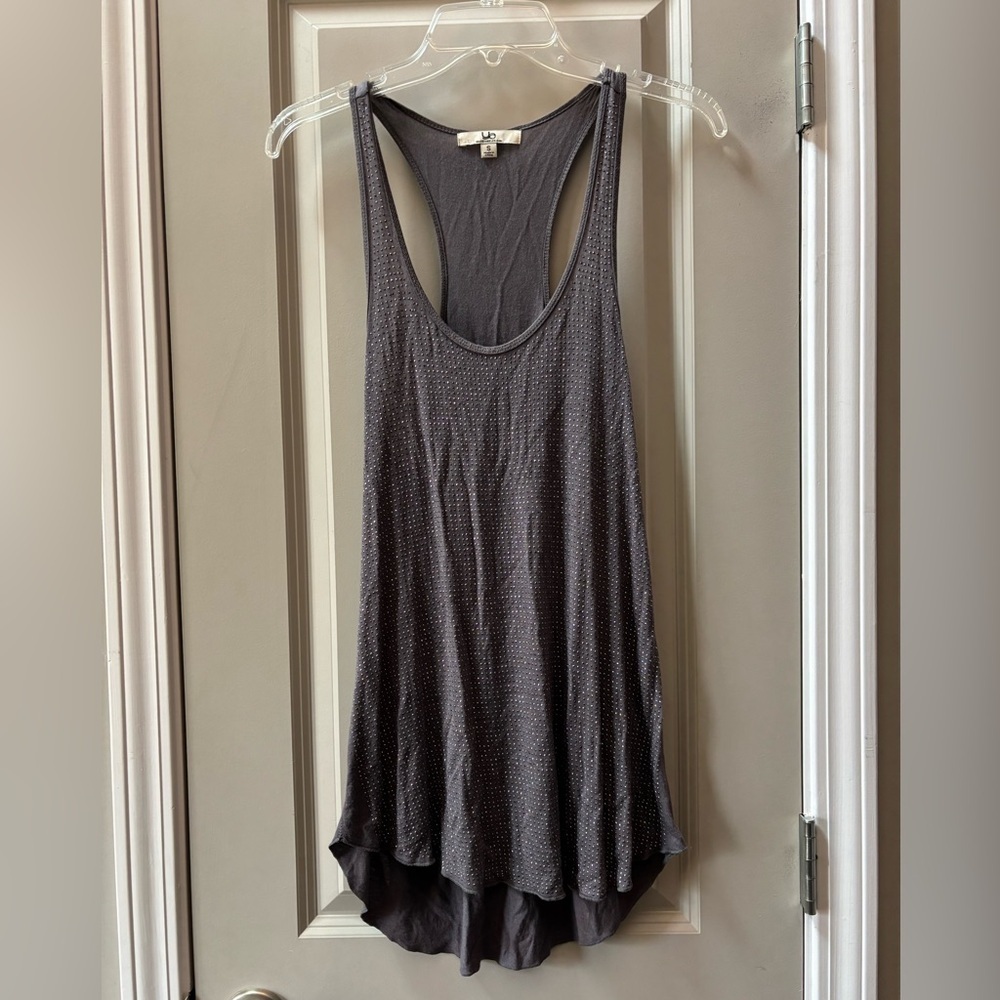 Ya Los Angeles Grey Racerback Tank Top